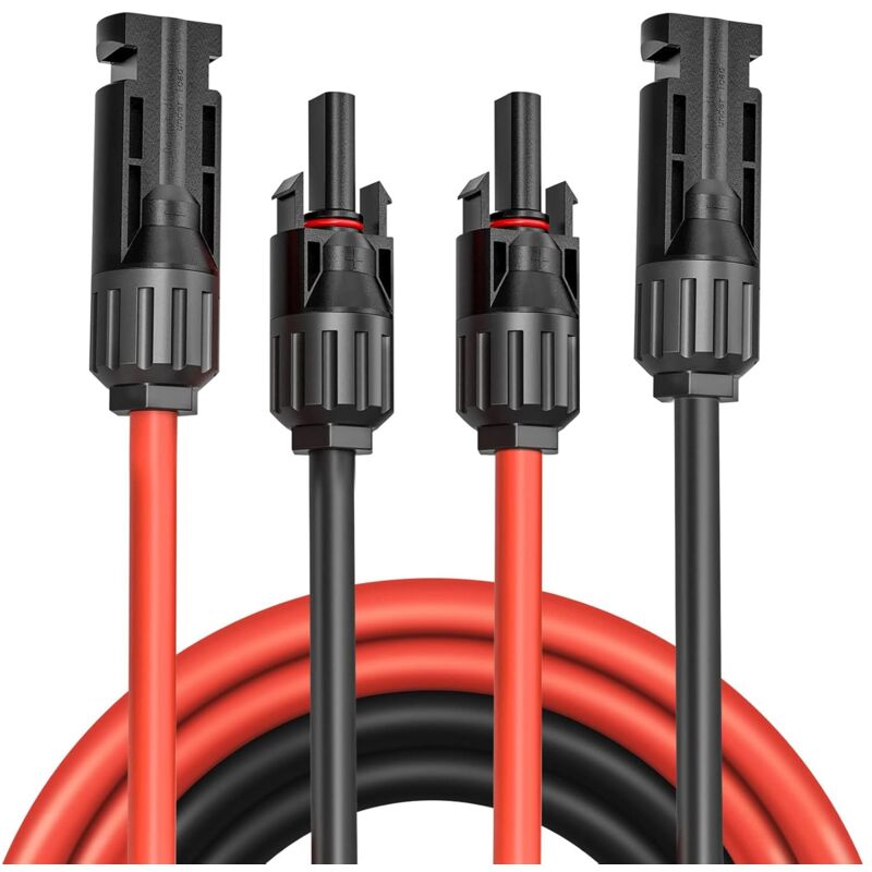 Laoa - Cable d'extension pour panneau solaire,4mm2 1-20m,Cable d'Extension Solaire,Cable d'Extension photovoltaques,avec connecteurs MC-4,pour