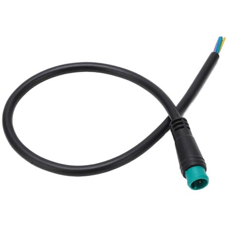 Câble d'extension pour vélo électrique (20245 broches mâles), 24 cm (0,8 pied), étanche IP65, pour trottinettes électriques, 200 V CA.