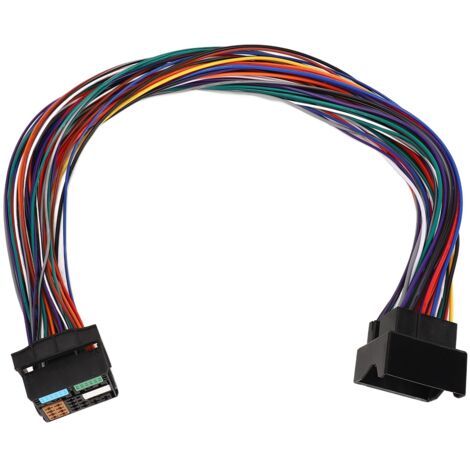 Câble d'extension Quadlock 60cm 52 broches pour autoradio Bluetooth 5.0, 5‑12V