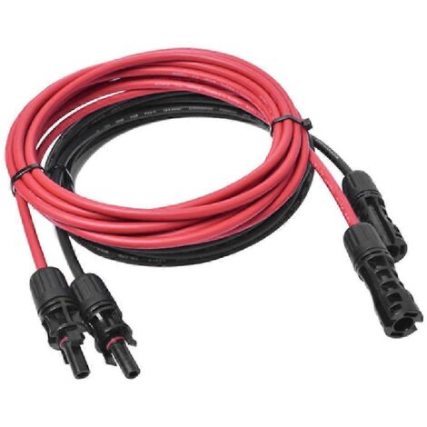Câble d'extension solaire - Connecteur de panneau solaire 10AWG (6 mm²)