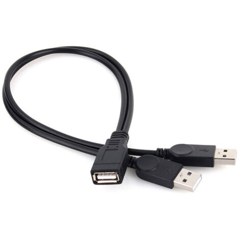 Câble d'extension USB (mâle vers femelle), câble d'extension de données, souris, clavier, clé USB, adaptateur USB femelle vers 2 USB mâles, câble d'extension USB mâle vers 1 USB.