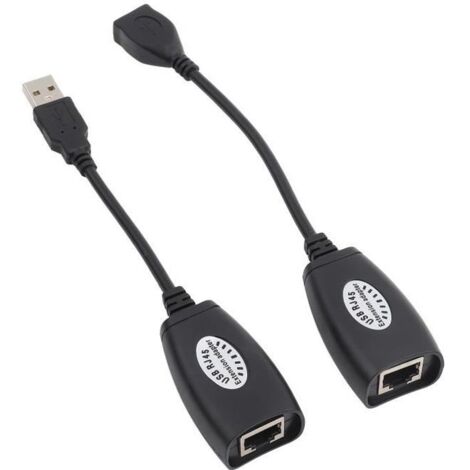 Câble d\'extension USB vers RJ45 KIMISS - Ethernet LAN filaire pour OS X - USB 2.0 - 1,8m
