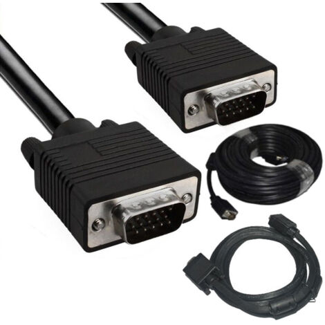 Câble D'extension Vga 15 Broches Mâle Pour Moniteur Vga Pour Moniteur Mètres -3 M -