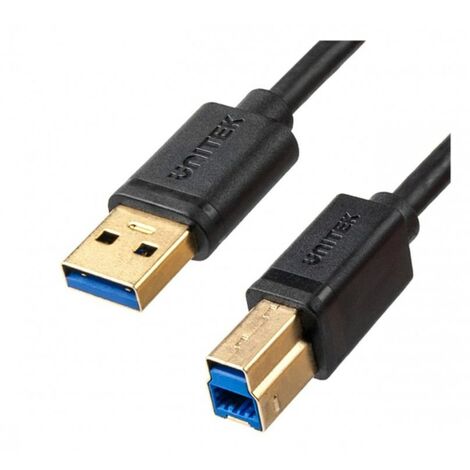 Câble d'imprimante Unitek C14095BK USB-A vers USB 3.0. 2 m