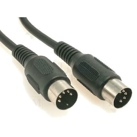 Câble adaptateur MIDI Din 5 broches répartiteur Y 5 broches mâle