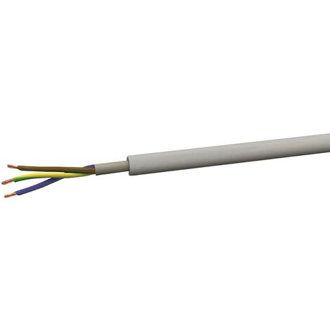 Câble d'installation VOKA Kabelwerk 200119-00 NYM-J 5 x 1.5 mm² gris clair (RAL 7035) 100 m C905101