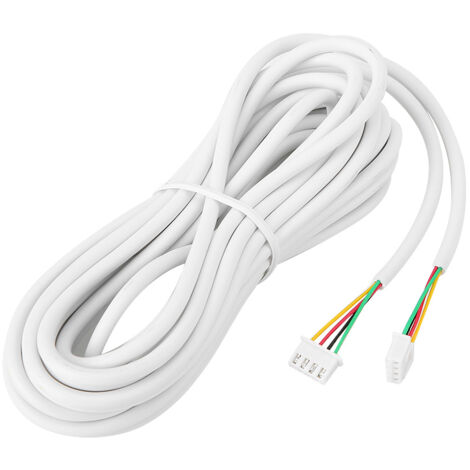Câble d'interphone vidéo, câbles de système téléphonique en cuivre flexibles ronds avec boîtier isolé en PVC pour porte de sonnette