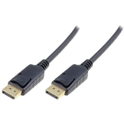 Cable DisplayPort 1.1a prise male des deux cotes 1m - Noir