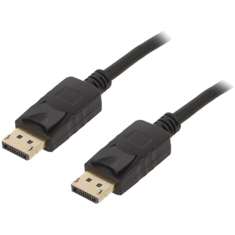 Cable DisplayPort 1.2 male des deux cotes 5m noir