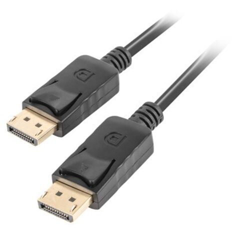 Câble DisplayPort Lanberg mâle/mâle 1,8 m 4K v1.2 Noir