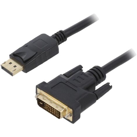 Cable DisplayPort male DVI-D male 1m noir