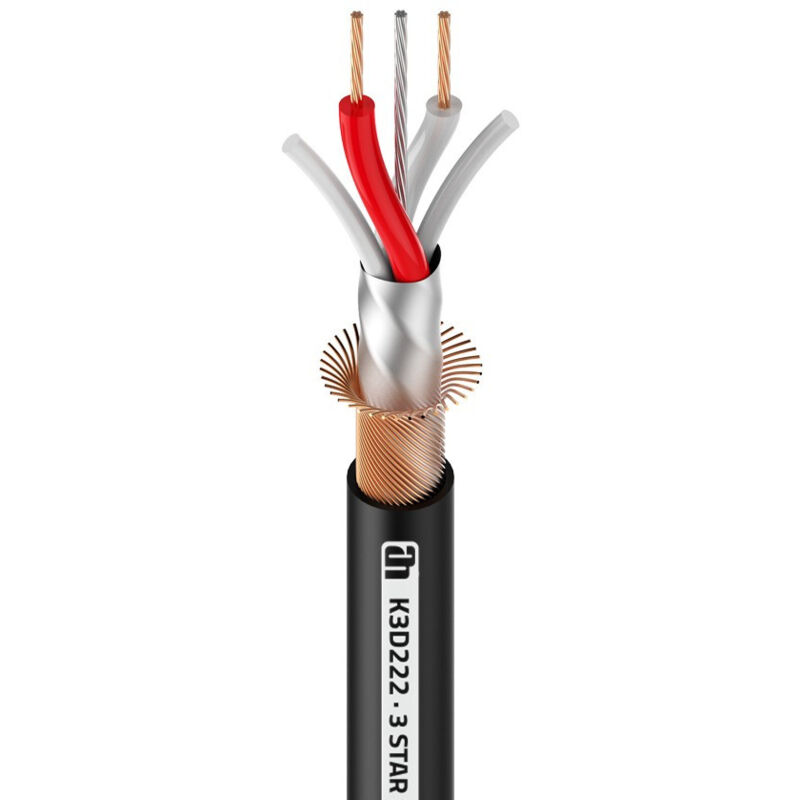 Câble Dmx 2x0,22mm Noir Adam 3star (100m) K3d222