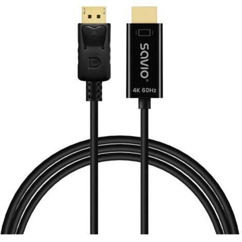 CABLE DP A HDMI SAVIO CL-189 4K 60HZ