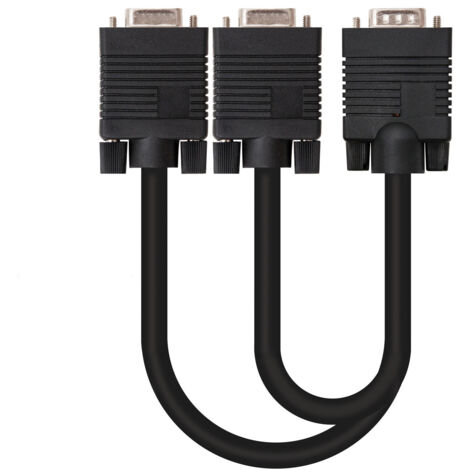 Cable Duplicador VGA Nanocable 10.15.2000/ VGA Macho - 2x VGA Hembra