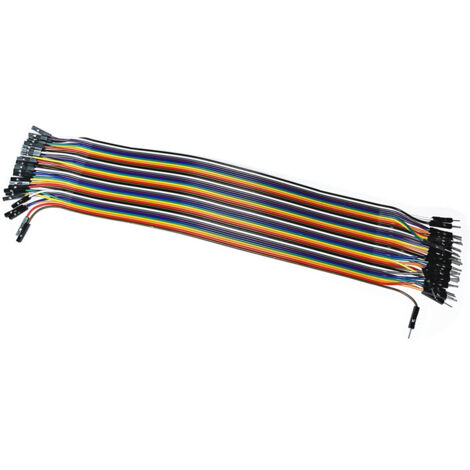 Câble DuPont couleur 40P, longueur 30 cm, connecteur mâle-femelle, pas de câble M5 de 2,54 mm