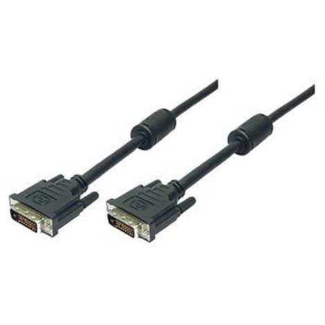Câble dvi-d mâle-mâle noir 2mt dual link