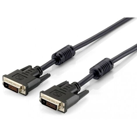 CABLE DVI EQUIP DUAL LINK MACHO - MACHO 3M CON FERRITAS (DVI-D) 118933