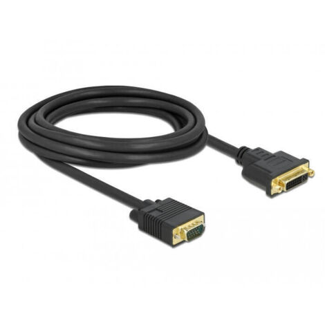 Cable DVI-I 24+5 hembra a VGA macho 3 m