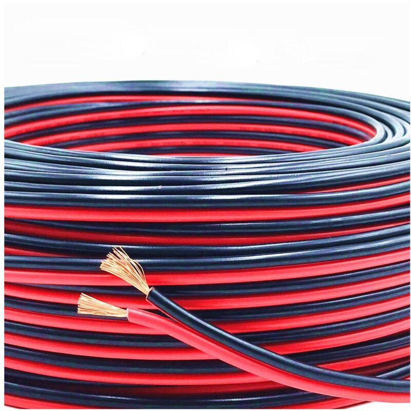 

Cable Eléctrico Plano Manguera 2x0.5mm² para Tiras LED Monocolor Negro - Unidad de medida: 1m - Negro - Unidad de medida: 1m