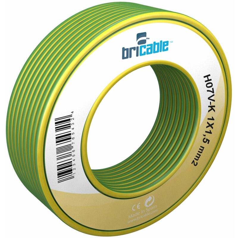 

Cable Elec Hilo Flexible H07v-k Am/ve 25 Mt - 131398 - Bricable