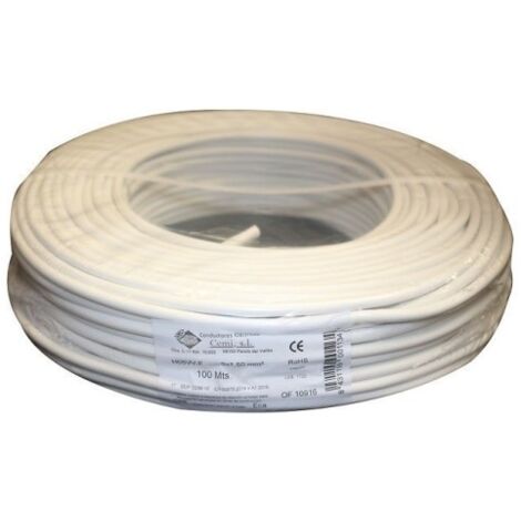 Cable Elec Redondo Mang 500V Vv-F H05Vv-F Top Cable 2X1,5Mm Bl 1