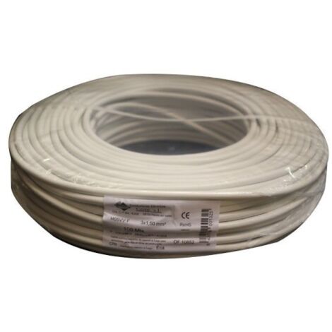 Cable Elec Redondo Mang 500V Vv-F H05Vv-F Top Cable 3X1,5Mm Bl 1
