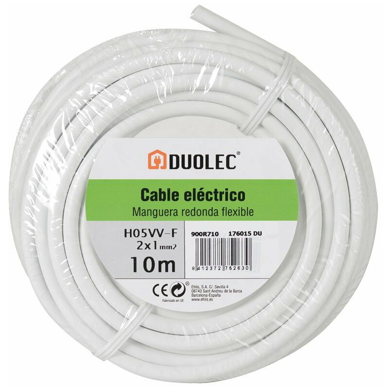 

CABLE ELECT.MANGUE.RED 2X1 10M BL - Duolec