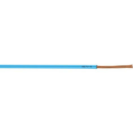 Cable eléctrico 1,5 mm² h07vu, en bobinas de 25M azul Centrale Brico