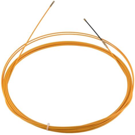 Cable eléctrico de fibra de vidrio de 10 m, extractor de funda de 3 mm, guía para caña de pescar