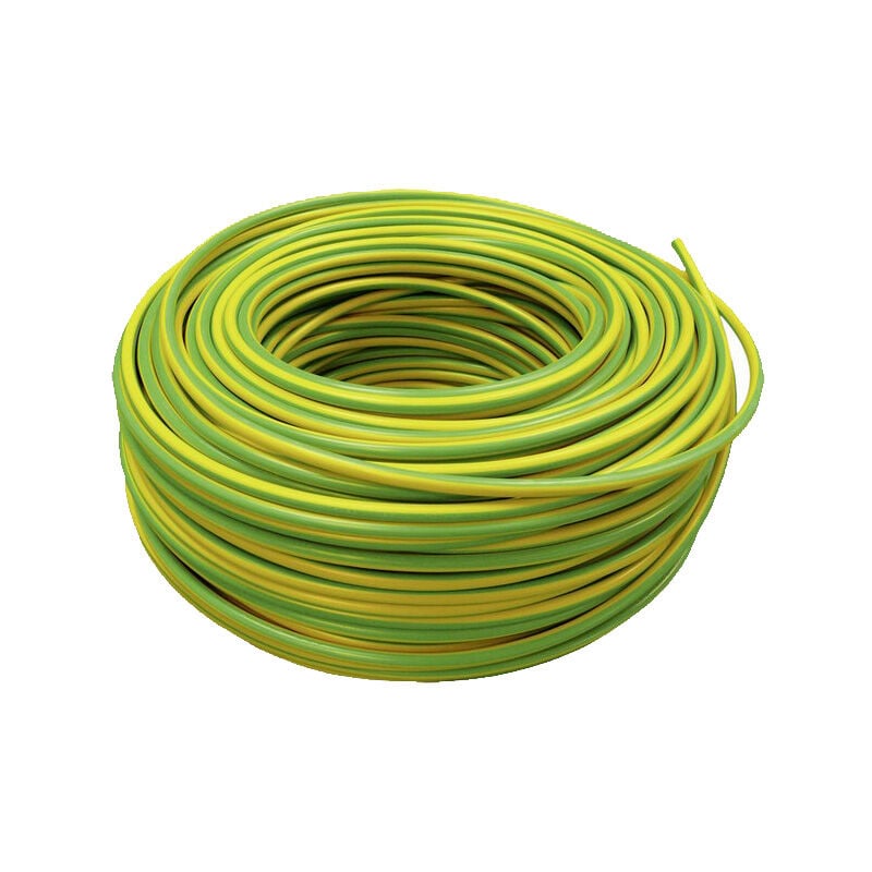 

Cable Eléctrico Flexible 50 mm (1 metro) Tierra (Color: verde-amarillo) HV07V-K