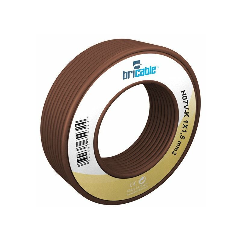 

Cable Unipolar Flexible 1x1.5 Marron 10 M