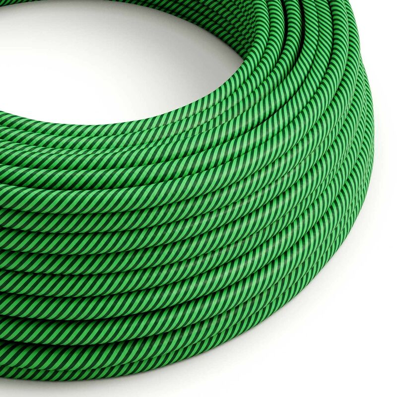 

Cable Eléctrico redondo Vertigo HD recubierto en Textil Kiwi y Verde Oscuro ERM48 | 50 Metros - 3x0.75