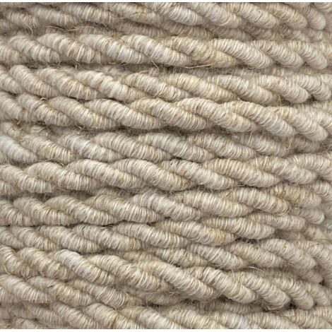 Cable Eléctrico Textil Trenzado Lino 2x 0,75 mm venta por metros