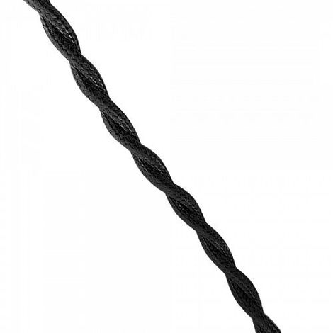 Compra tu cable textil vintage trenzado negro en Rivas Vaciamadrid
