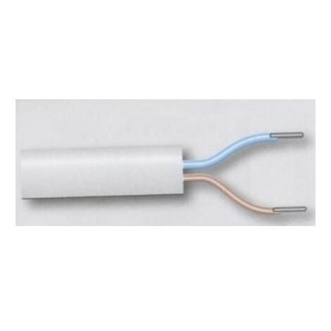 Câble électrique 0.75mm² blanc 2 conducteurs - SOMFY -