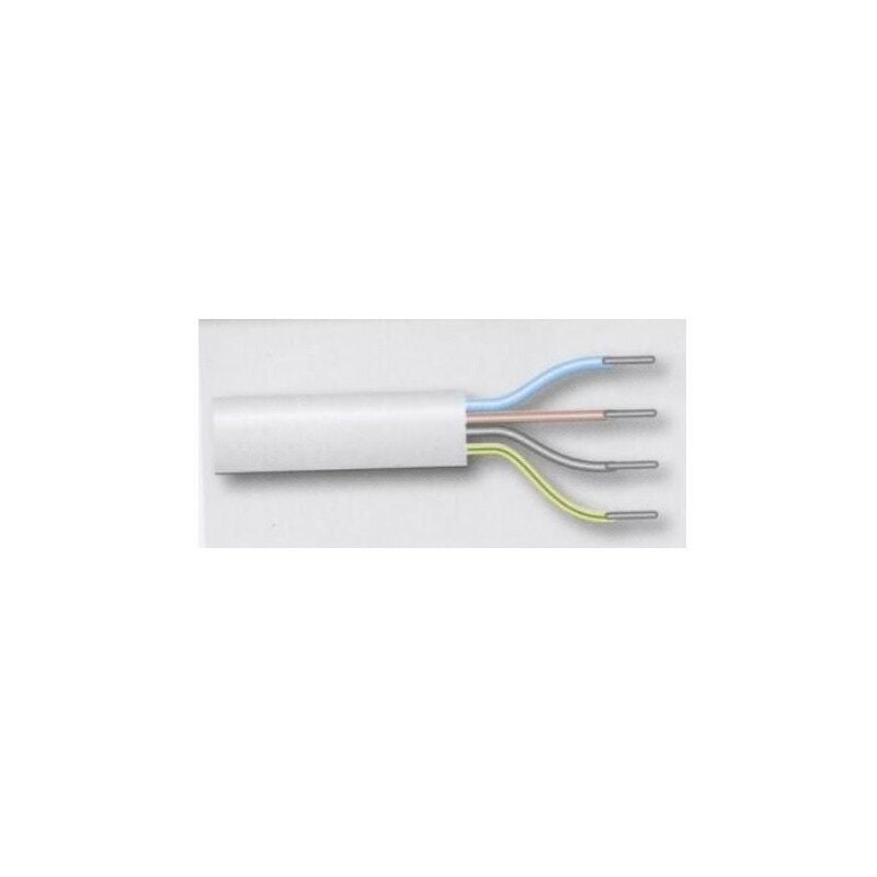 Somfy - Cable Electrique Blanc 4 x 0.75 [bobine De 50m]