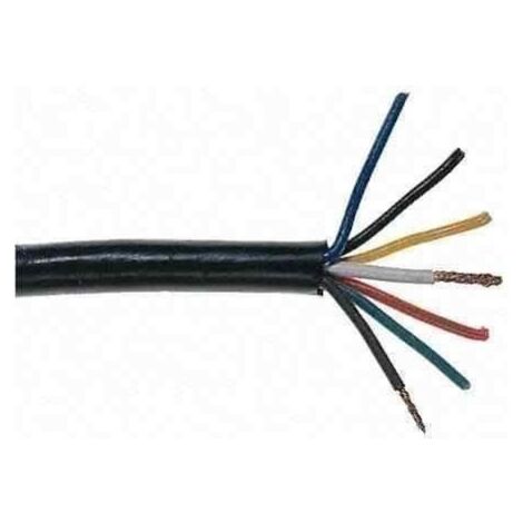 Câble électrique 13 conducteurs 1,5 mm² et 2,5 mm² – Vendu au mètre – Alimentation fiable pour remorque – Flexibilité d'achat