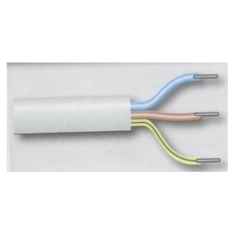 Câble électrique 1.5mm² blanc 3 conducteurs - SOMFY -