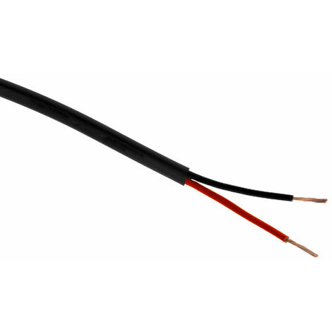 Câble électrique pour Guirlande Vertigo en coton Gris et Blanc ECC37