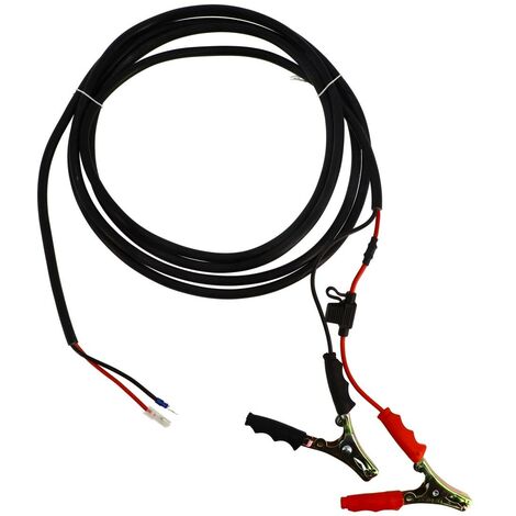 CABLE ELECTRIQUE AVEC PINCES LONGUEUR 4M 2x2.5MM² RENSON