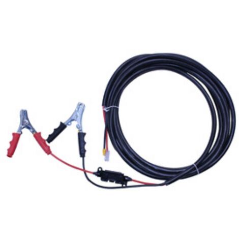 CABLE ELECTRIQUE AVEC PINCES LONGUEUR 6M SECTION 2x4MM² RENSON