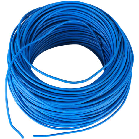 Câble électrique bleu 1.5mm² 100m isolation stable norme CN