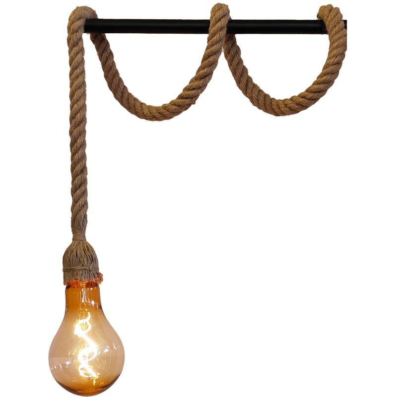 Lumisky - Câble électrique cordy Beige Corde 2m20