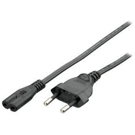 Câble électrique Equip C7 à CEE7 16 noir 1.8 mètres