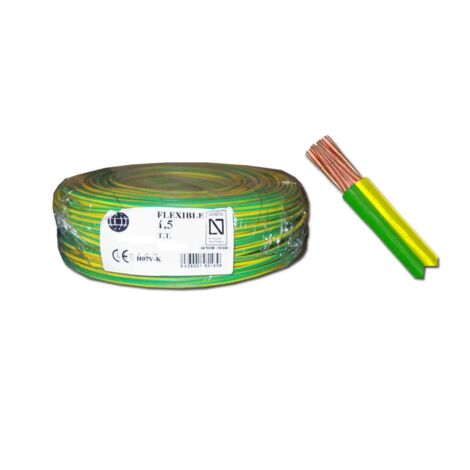 Câble électrique flexible L/halogène 2,5 mm x 100 m TTH 2,5 BC