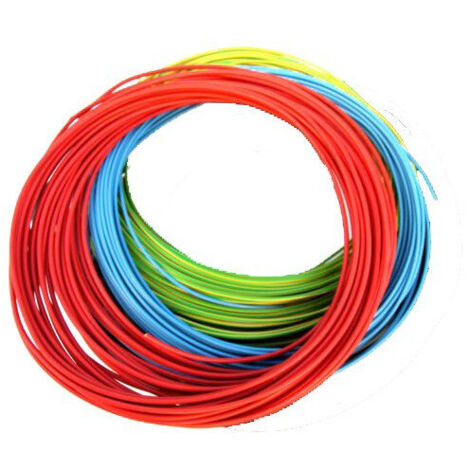Câble électrique H07V-K - Section : 2,5 mm² - Couleur de gaine : rouge - Longueur : 100 m - Type de conditionnement : couronne - PRYSMIAN GROUP