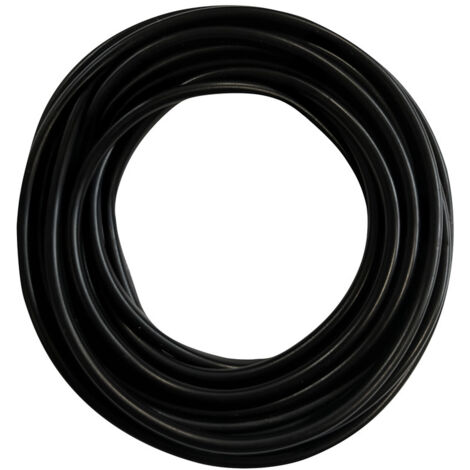 Câble électrique plat noir, long. 3m, H03VVH2-F, 2x0.75mm2 - Tibelec