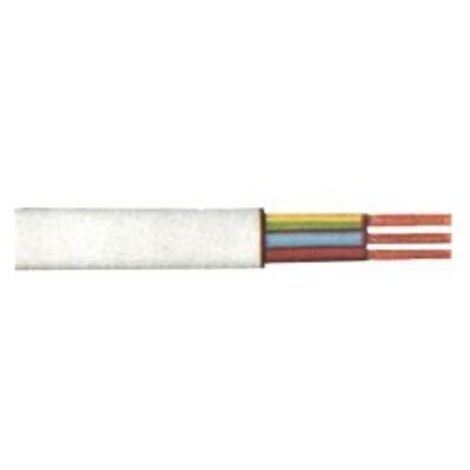 Cable électrique PVC H03VV-F3G0,75mm2, 100m- (Par 100)
