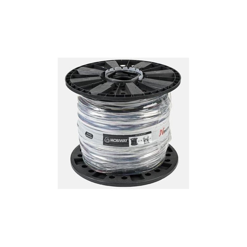 Nexans - Câble électrique rigide noir 3XH07VU 1.5mm² b-r-vj (touret de 500m) easyfil touret mobiway Mob