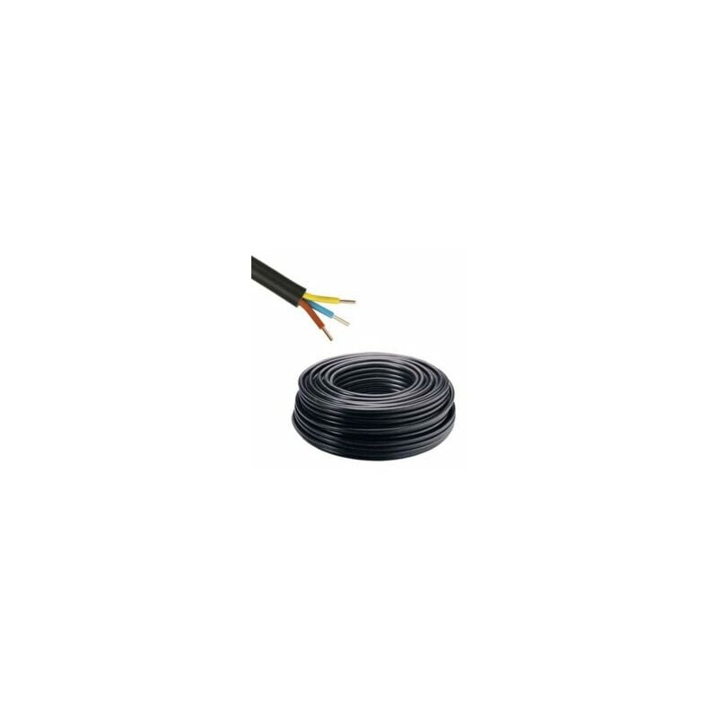Cable Courant Fort - Câble électrique – RO2V / R2V – 3G 1,5mm² – Couronne de 100m